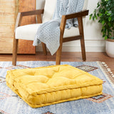 Safavieh Navi Floor Pillow Yellow 100% Polyester FLP1022A-2424