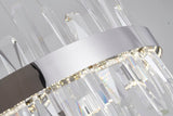 Bethel Chrome LED Chandelier in Stainless Steel & Crystal