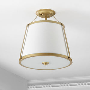 Safavieh Lanis Flush Mount Gold Iron/Glass FLU4056A
