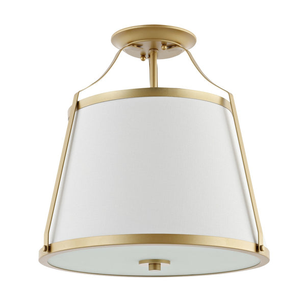 Safavieh Lanis Flush Mount Gold Iron/Glass FLU4056A