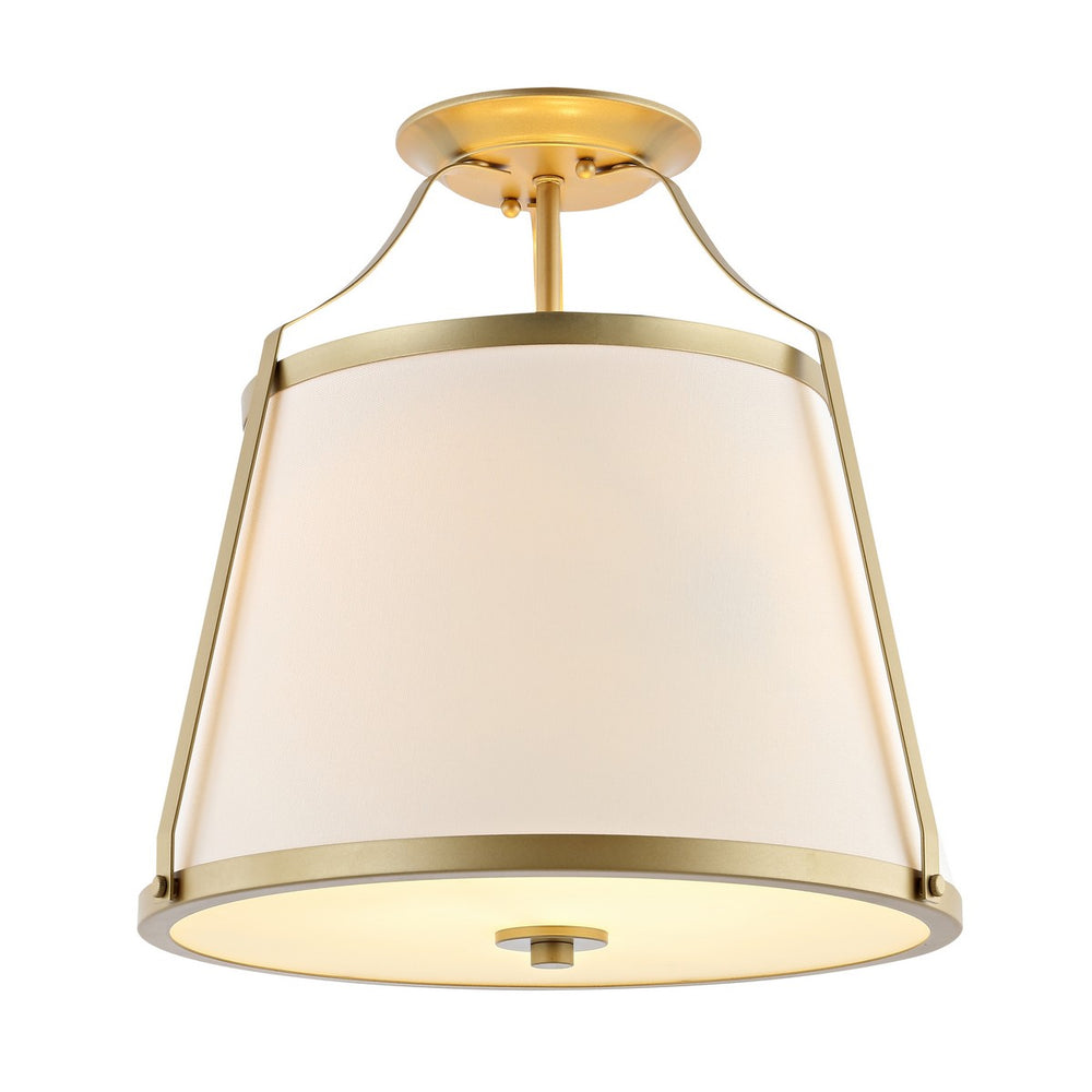 Safavieh Lanis Flush Mount Gold Iron/Glass FLU4056A