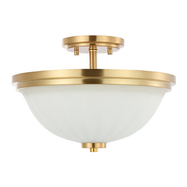 Safavieh Okami Flush Mount Gold Base Iron/Glass FLU4060A