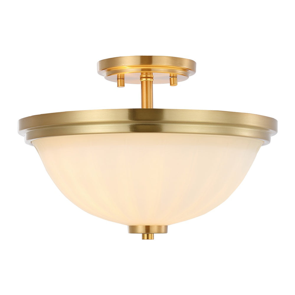 Safavieh Okami Flush Mount Gold Base Iron/Glass FLU4060A