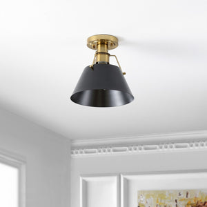 Safavieh Mazelle Flush Mount Brass Iron FLU4065A