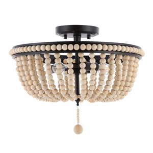 Safavieh Cascina Flush Mount Oil Rub Bronze Iron FLU4084A