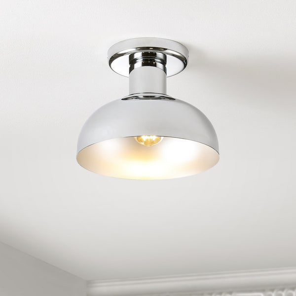 Safavieh Helm Flush Mount Chrome Iron FLU4088A