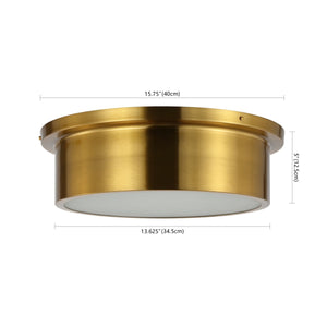 Safavieh Reyna Flush Mount Brass Iron FLU4091A