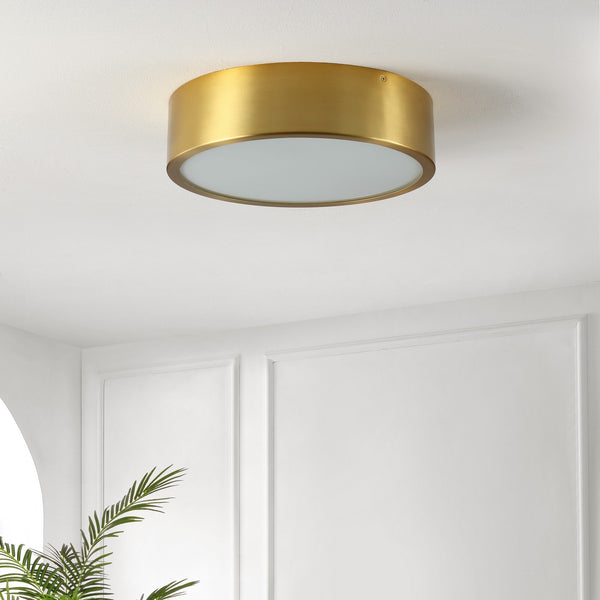 Safavieh Reda Flush Mount Brass Iron FLU4092A