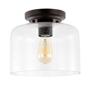 Safavieh Rianne Flush Mount Black Iron FLU4093A