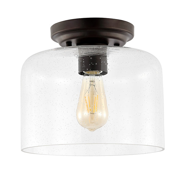 Safavieh Rianne Flush Mount Black Iron FLU4093A