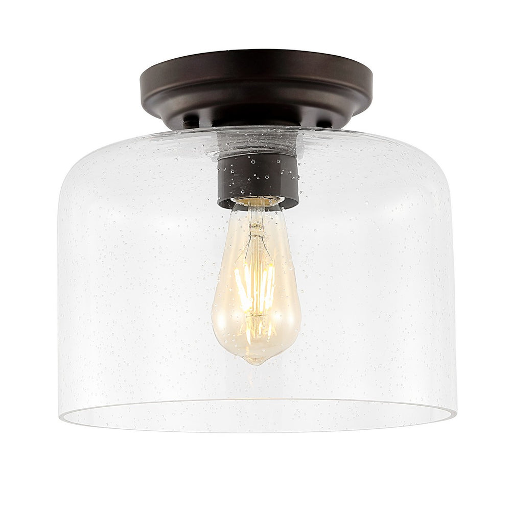 Safavieh Rianne Flush Mount Black Iron FLU4093A