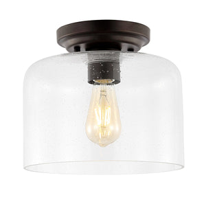 Safavieh Rianne Flush Mount Black Iron FLU4093A