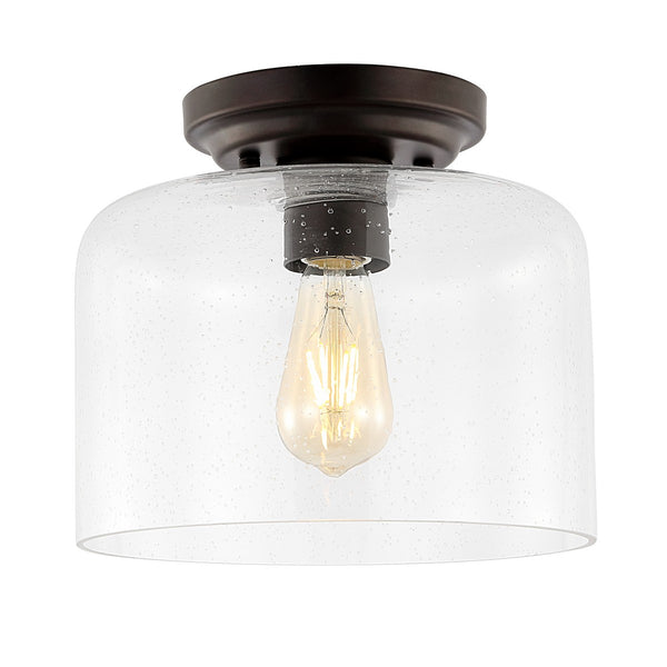 Safavieh Rianne Flush Mount Black Iron FLU4093A