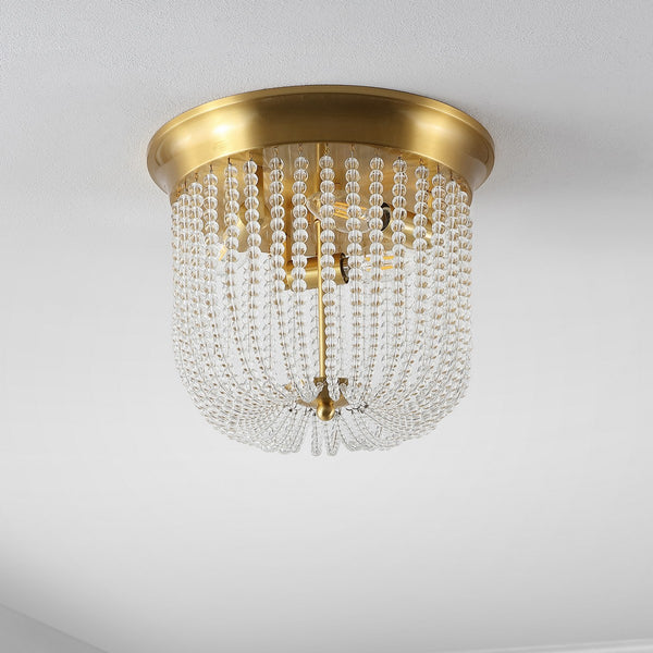 Safavieh Sarella Flush Mount Gold Iron FLU4094A