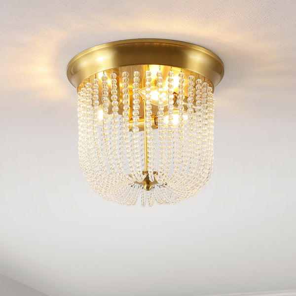 Safavieh Sarella Flush Mount Gold Iron FLU4094A