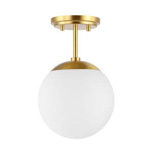 Safavieh Catori Flush Mount Brass Glass / Metal FLU4097A