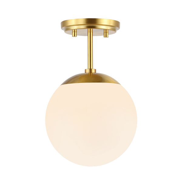 Safavieh Catori Flush Mount Brass Glass / Metal FLU4097A