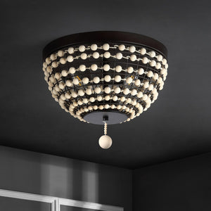 Safavieh Bolson Chandelier Natural Wood/Oil-Rubbed Bronze Metal / Wood FLU4099A