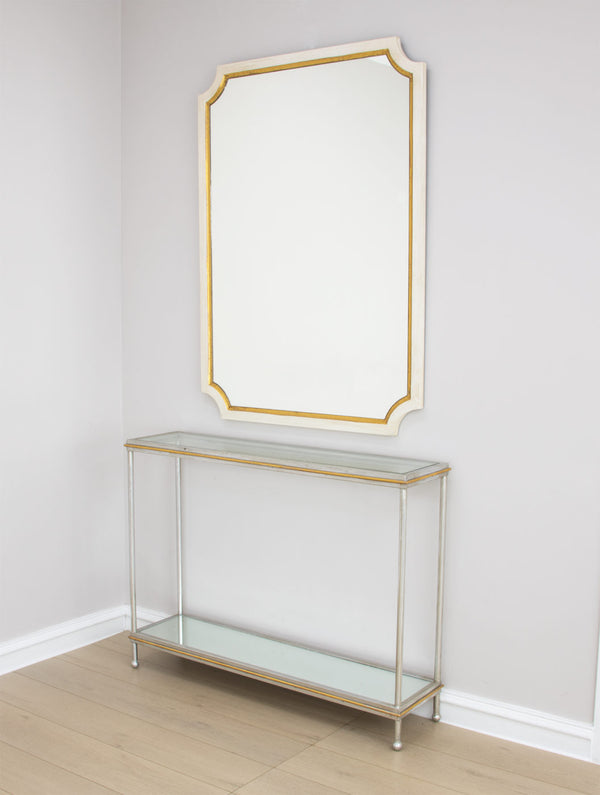Zeugma FM115-C White & Gold Mirror