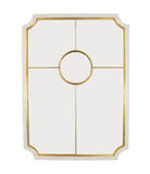 Zeugma FM115 White & Gold Sectional Mirror