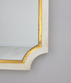 Zeugma FM115 White & Gold Sectional Mirror