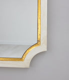 FM115 White & Gold Sectional Mirror