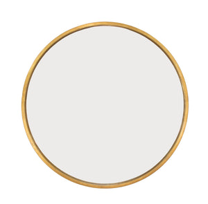 Zeugma FM131 Gold Large Round Mirror