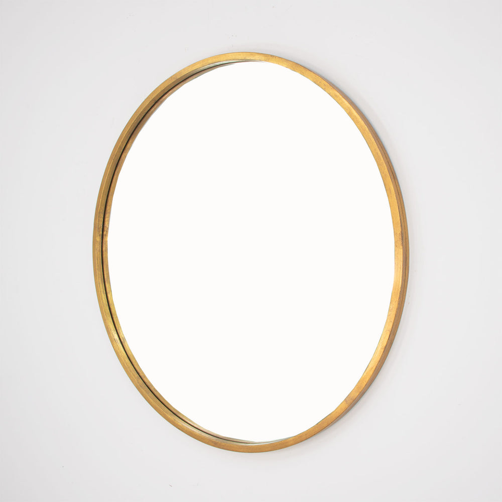 Zeugma FM131 Gold Large Round Mirror