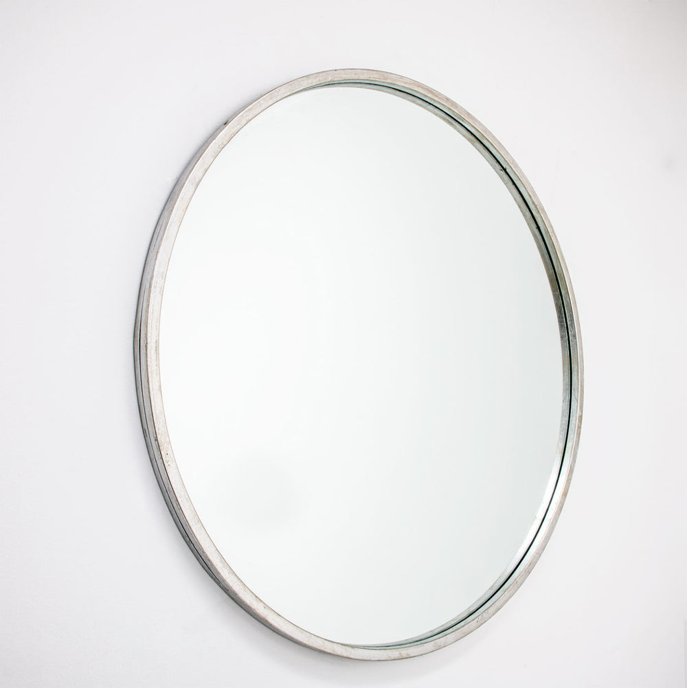 Zeugma FM131 Silver Large Round Mirror