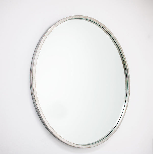 Zeugma FM131 Silver Large Round Mirror