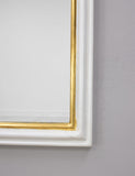FM167 White and Gold Mirror