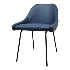 Moe's Home Blaze Dining Chair Blue