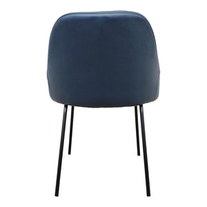 Moe's Home Blaze Dining Chair Blue
