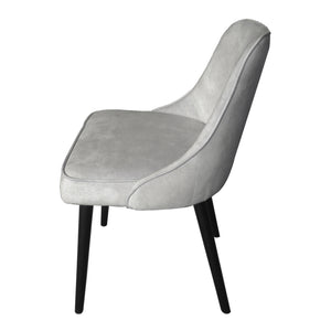 Moe's Home Harmony Dining Chair White Smoke-M2