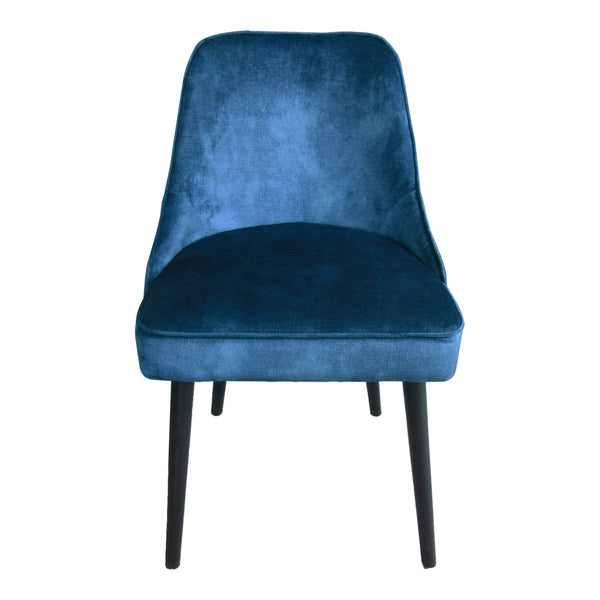 Moe's Home Harmony Dining Chair Navy Blue-M2