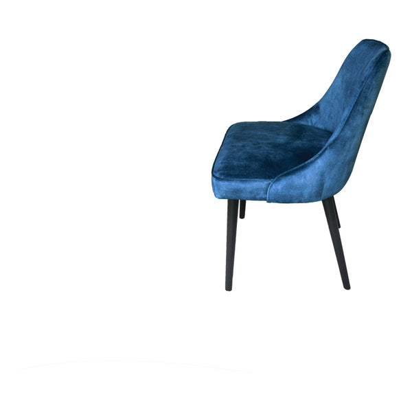 Moe's Home Harmony Dining Chair Navy Blue-M2