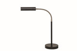 Fusion Table Lamp Black With Satin Nickel Accents House of Troy FN150-BLK/SN