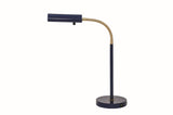 Fusion Table Lamp Navy Blue With Satin Brass Accents House of Troy FN150-NB/SB