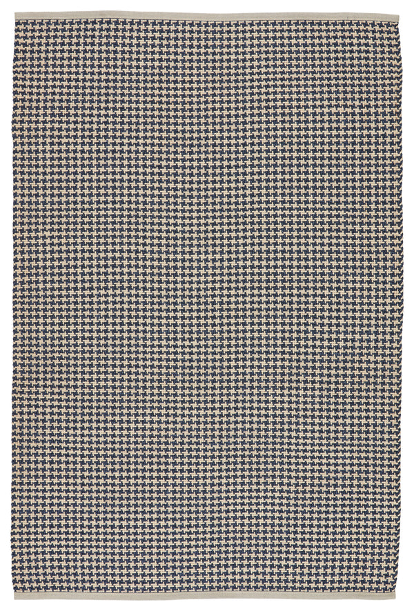 Jaipur Living Houndz Indoor/ Outdoor Trellis Dark Blue/ Cream Area Rug (9'X12')