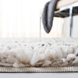 Fontana Shag  800 Fontana Shag 842 Shag & Flokati Power Loomed Polypropylene Pile Rug Ivory / Grey