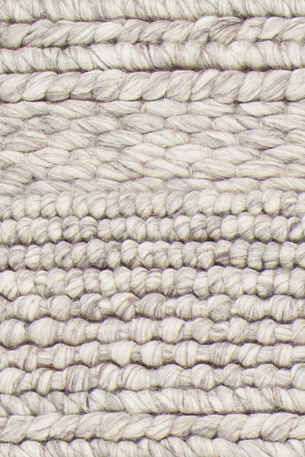 Chandra Rugs Forstel 100% Wool Hand-Woven Contemporary Rug Natural Mix 9' x 13'