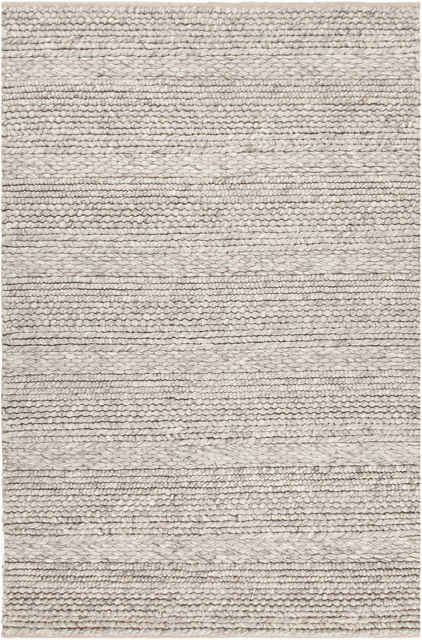 Chandra Rugs Forstel 100% Wool Hand-Woven Contemporary Rug Natural Mix 9' x 13'