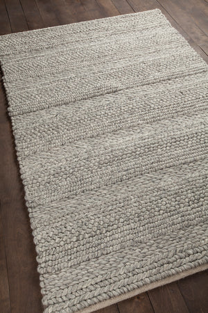 Chandra Rugs Forstel 100% Wool Hand-Woven Contemporary Rug Natural Mix 9' x 13'