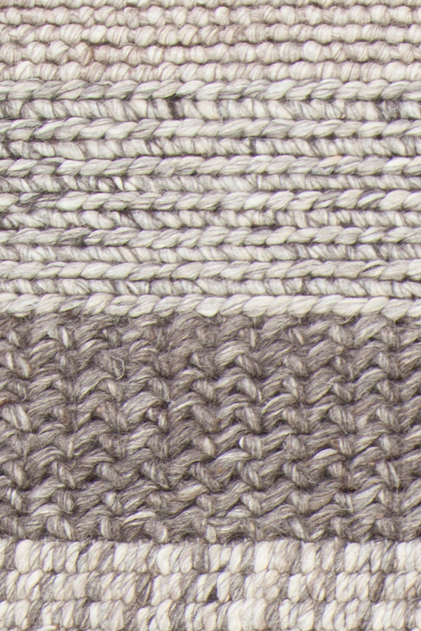 Chandra Rugs Forstel 100% Wool Hand-Woven Contemporary Rug Grey Mix 9' x 13'