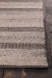 Chandra Rugs Forstel 100% Wool Hand-Woven Contemporary Rug Grey Mix 9' x 13'