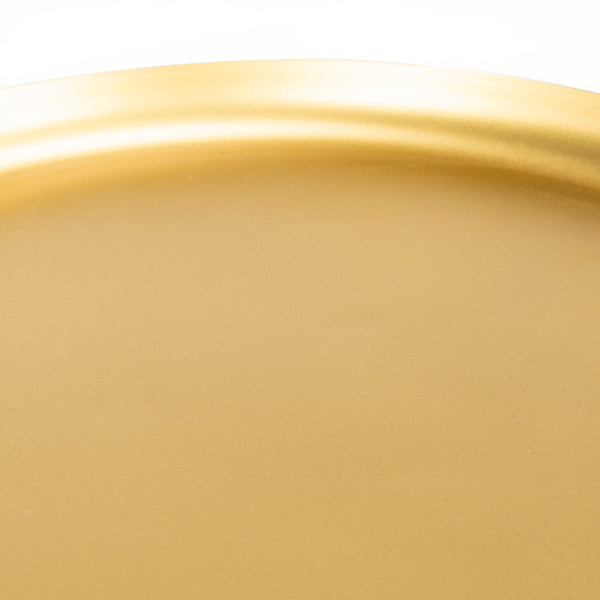 Talon Stylish Metal Side Table Set of 3 - Gold/Black Finish for Modern Living Room Decor