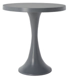 Safavieh Galium Aluminum Round Top Side Table FOX5500B