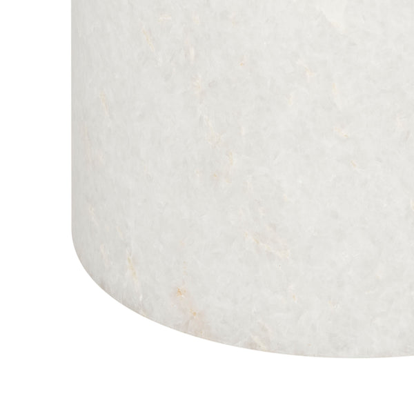 Apollo Modern Round Brass Side Table with Marble Base – Elegant Design for Chic Living Rooms