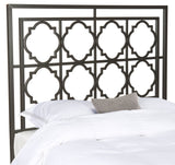 Safavieh Silva Metal Headboard Gunmetal Metal FOX6216B-K