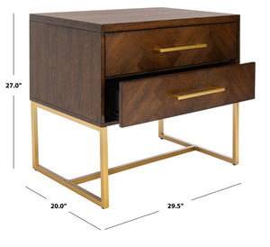 Safavieh Estelle Nightstand FOX6262D